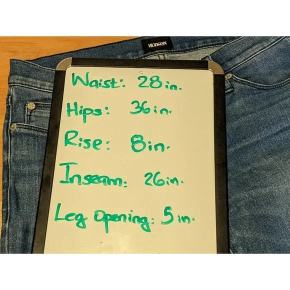 Hudson Womens Size 28 Krista Crop Super Skinny Jeans - Picture 4 of 9